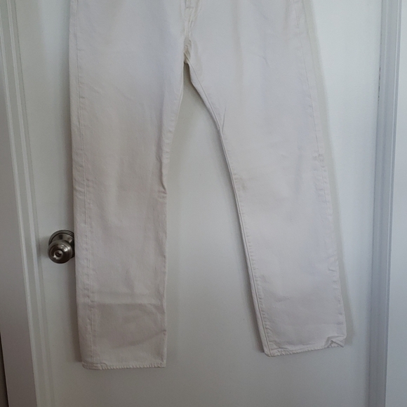 LEVI'S WHITE 501 JEANS - Picture 2 of 9